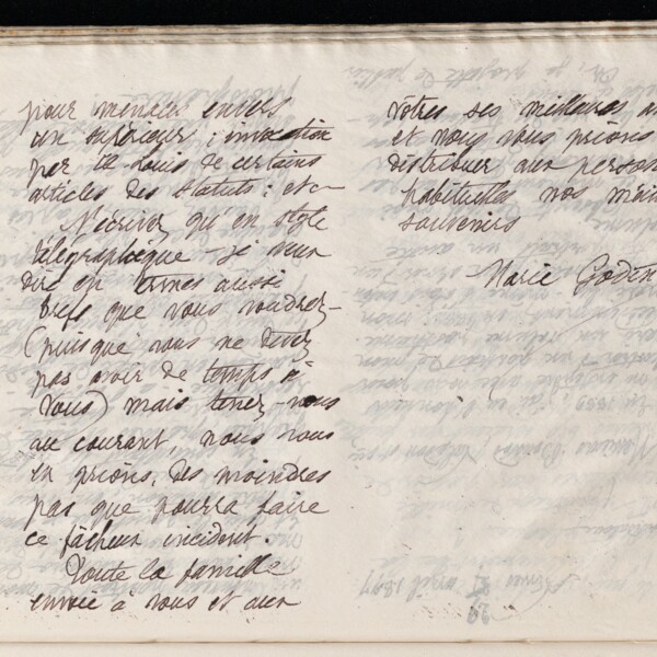 Marie Moret à Henri Buridant, 24 avril 1897