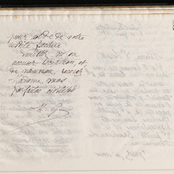 Marie Moret à madame veuve Laporte, 10 juin 1897