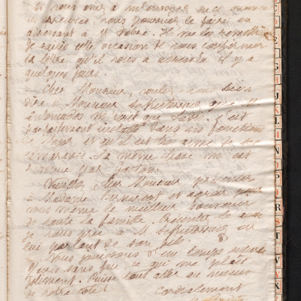 Marie Moret à François Bernardot, 1er décembre 1892