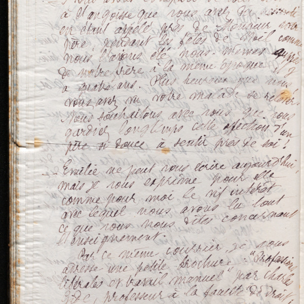 Marie Moret à Antoine Piponnier, 15 janvier 1895