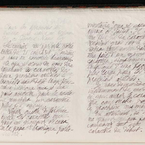 Marie Moret à monsieur Chastanier, 23 août 1897