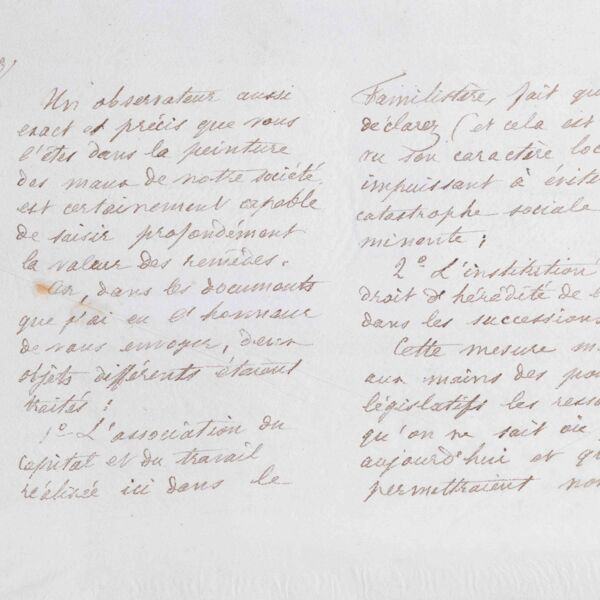 Marie Moret à Émile Zola, 1er mars 1886