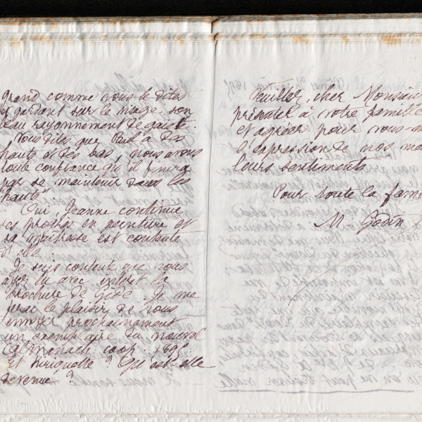 Marie Moret à François Bernardot, 24 janvier 1895