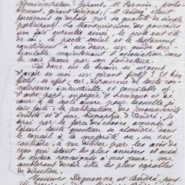 Marie Moret à Alexandre Tisserant, 21 janvier 1888