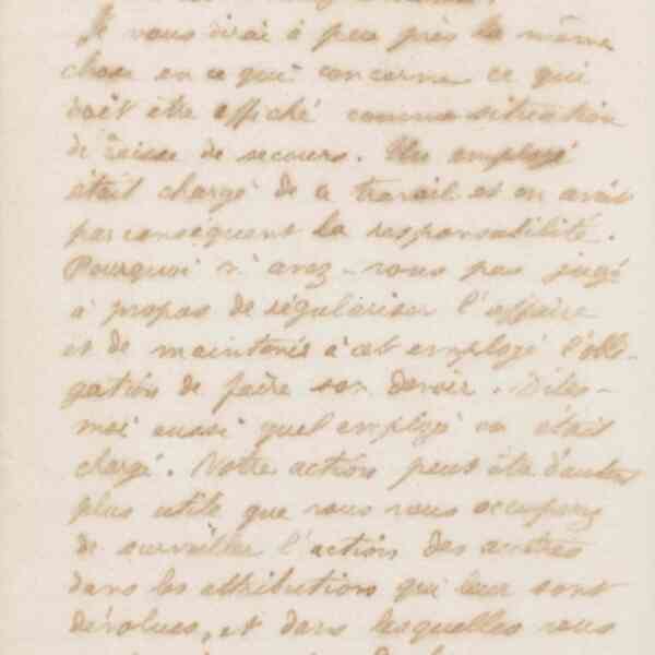 Jean-Baptiste André Godin à monsieur Viney, 15 mai 1872