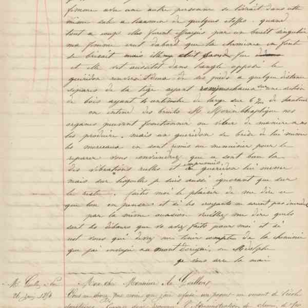 Jean-Baptiste André Godin à Véran Sabran, entre le 29 mai et le 26 juin 1854
