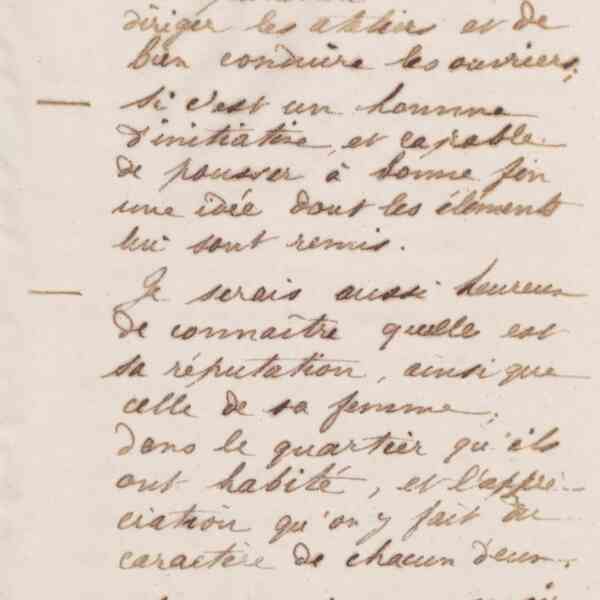 Jean-Baptiste André Godin à David Tisseron, 16 mars 1873