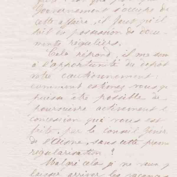 Jean-Baptiste André Godin à monsieur Despret, 18 juillet 1873