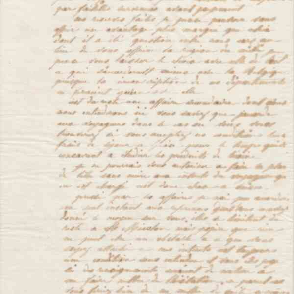 Jean-Baptiste André Godin à monsieur A. Évrard, 15 février 1864