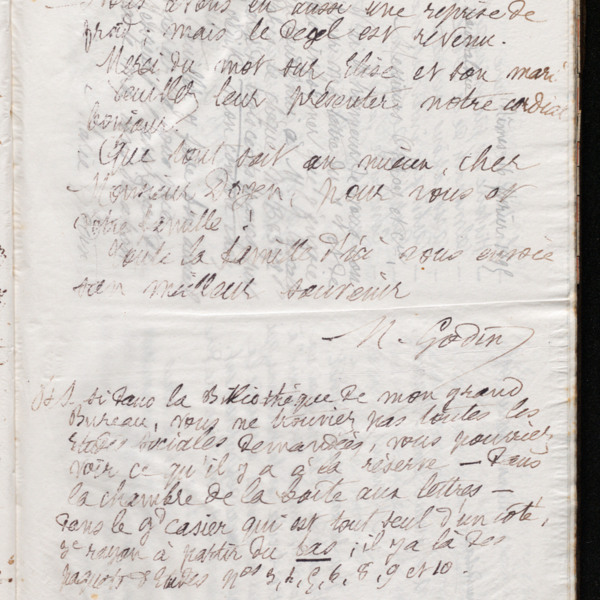 Marie Moret à Pierre-Alphonse Doyen, 16 février 1895
