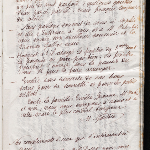 Marie Moret à Élise Pré, 15 novembre 1894