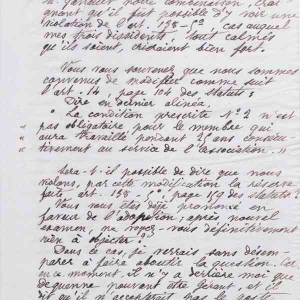 Marie Moret à Alexandre Tisserant, 28 février 1888