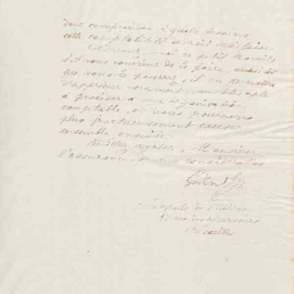 Jean-Baptiste André Godin à monsieur Delfosse, 11 mars 1875