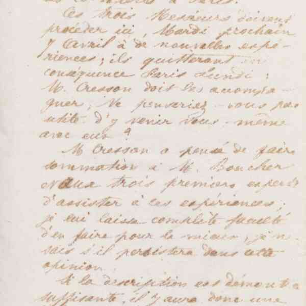 Jean-Baptiste André Godin à Alexandre Tisserant, 1er avril 1874