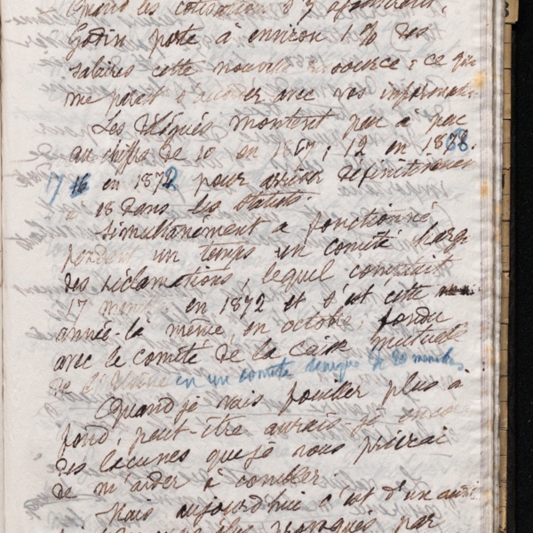 Marie Moret à Antoine Piponnier, 26 novembre 1896