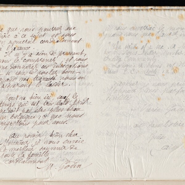 Marie Moret à Alexandre Antoniadès, 2 juin 1894