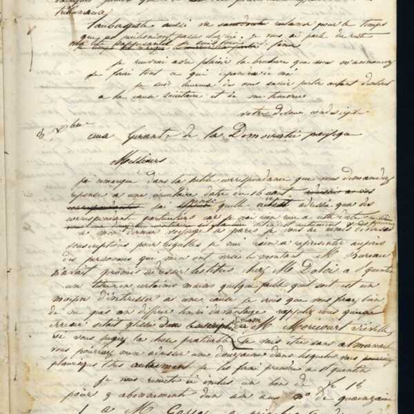 Jean-Baptiste André Godin à Jules-Charles Godon, 6 décembre 1845