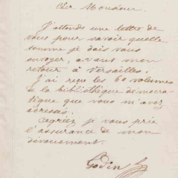 Jean-Baptiste André Godin à Victor Poupin, 29 avril 1874