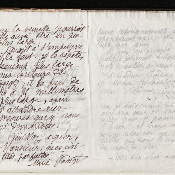 Marie Moret à Henry Herth, 3 avril 1895