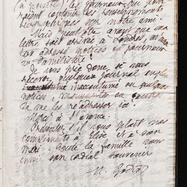 Marie Moret à Pierre-Alphonse Doyen, 6 avril 1895
