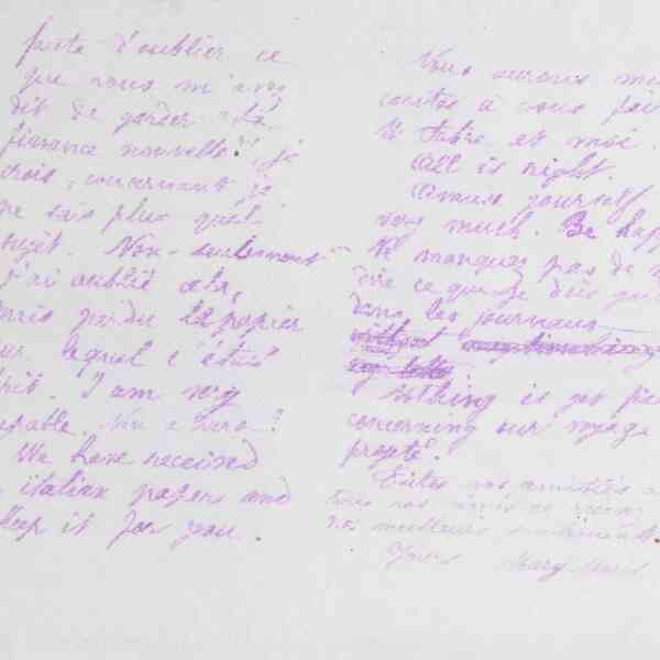 Marie Moret à mister Pascaly, 5 août 1880