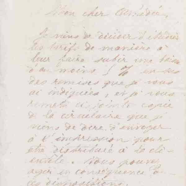Jean-Baptiste André Godin à Amédée Moret, 28 janvier 1874