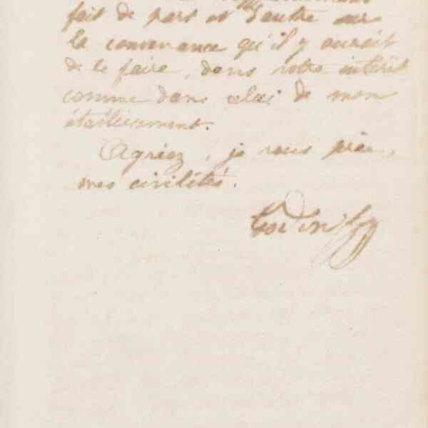 Jean-Baptiste André Godin à monsieur H. Mercier, 4 octobre 1872