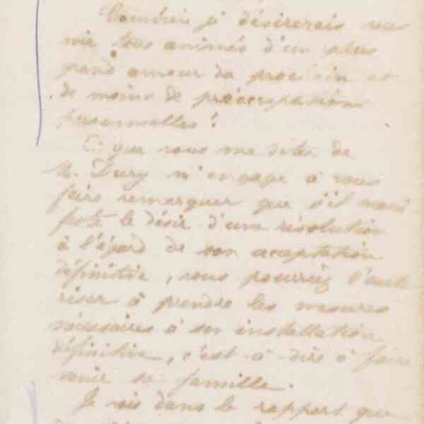 Jean-Baptiste André Godin à monsieur Loisy, 15 mai 1872