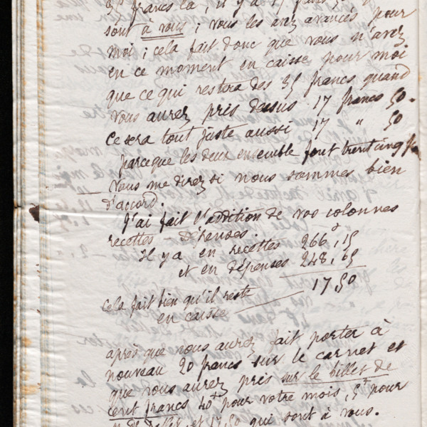 Marie Moret à Élise Pré, 27 avril 1895