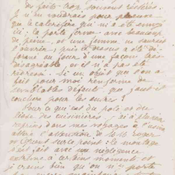 Jean-Baptiste André Godin à monsieur Delaruelle, 7 décembre 1873