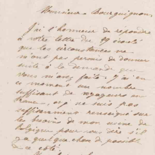 Jean-Baptiste André Godin à Eugène André, 1er février 1873