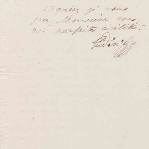 Jean-Baptiste André Godin à monsieur Rabatel, 1er mai 1873