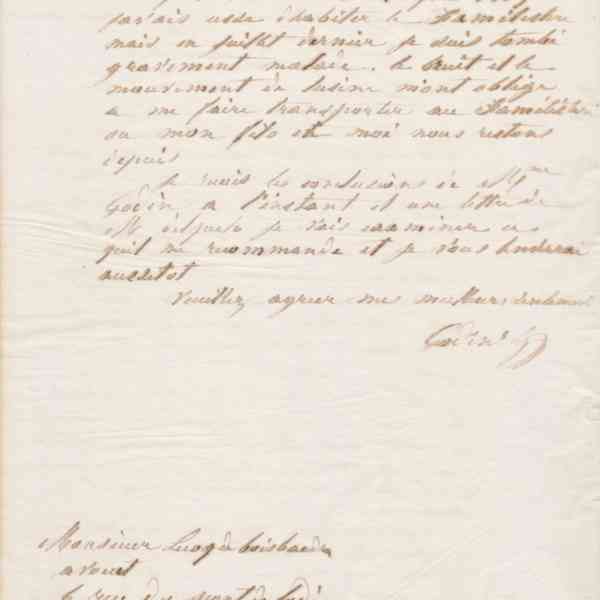Jean-Baptiste André Godin à Jules Favre, 4 mai 1869