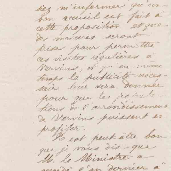 Jean-Baptiste André Godin au sous-préfet de Vervins, 10 avril 1873