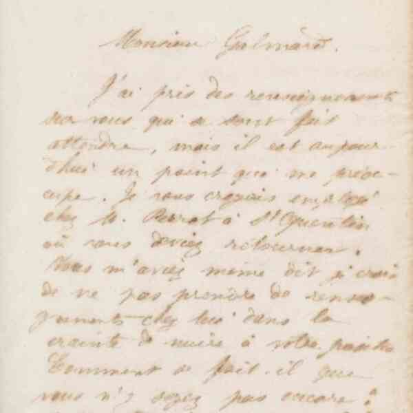 Jean-Baptiste André Godin à monsieur Ch. Galmard, 10 décembre 1872