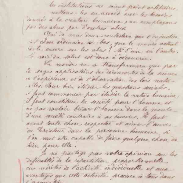 Jean-Baptiste André Godin à Antoine Massoulard, 10 juin 1876