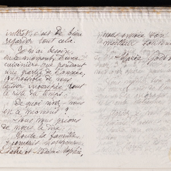 Marie Moret à Élise Pré, 3 avril 1896