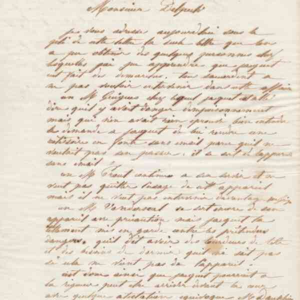 Jean-Baptiste André Godin à Alphonse Delpech, 23 mai 1866