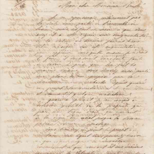 Jean-Baptiste André Godin à Alexandre Brullé, avril 1862