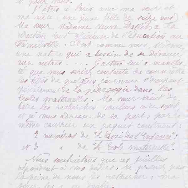 Marie Moret à Elisabeth Piou de Saint-Gilles, 28 septembre 1889