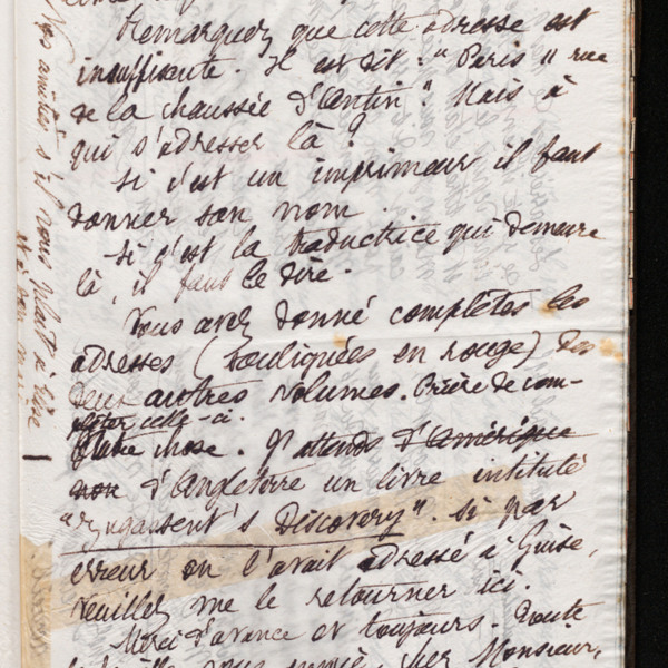 Marie Moret à Pierre-Alphonse Doyen, 15 avril 1895