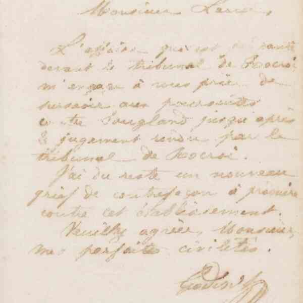 Jean-Baptiste André Godin à Édouard Larue, 6 mai 1872