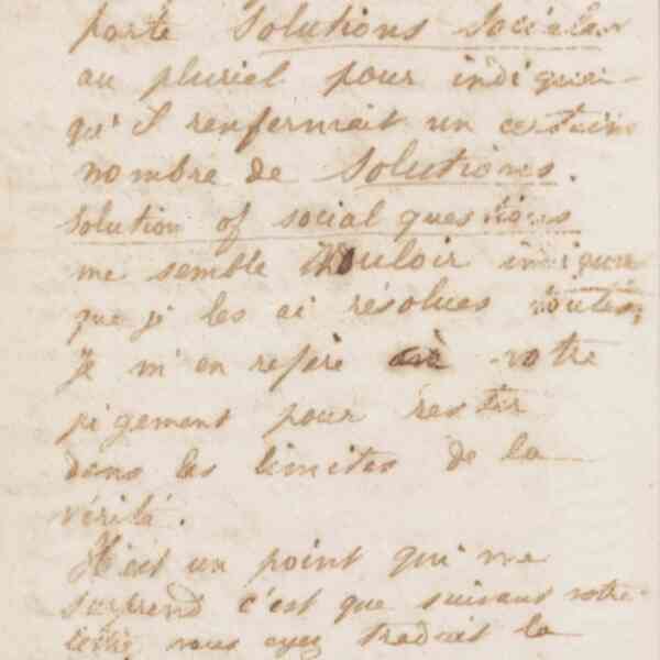 Jean-Baptiste André Godin à Marie Howland, 25 février 1872