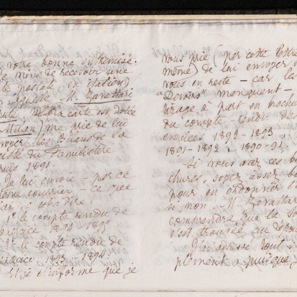 Marie Moret à Antoine Piponnier, 29 avril 1896