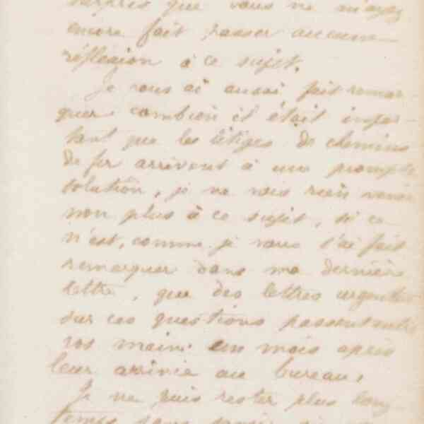Jean-Baptiste André Godin à monsieur Viney, 19 mai 1872