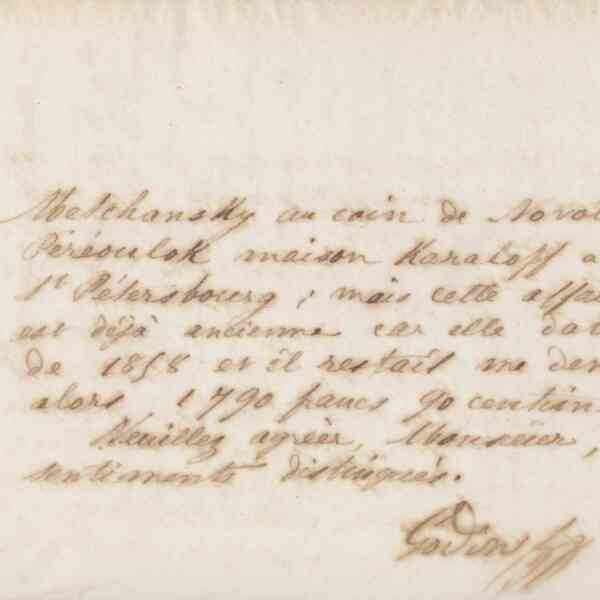 Jean-Baptiste André Godin à Alexandre Beretti, 12 janvier 1873