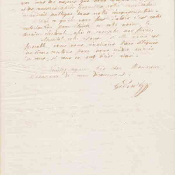 Jean-Baptiste André Godin à Jules Favre, 11 mars 1869