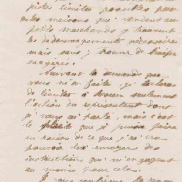 Jean-Baptiste André Godin à monsieur Darras, 20 janvier 1873
