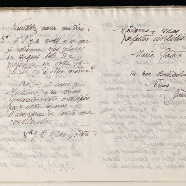 Marie Moret à Louise Piret, 4 avril 1897