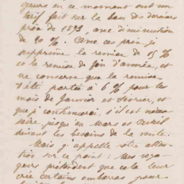 Jean-Baptiste André Godin à Eugène André, 1er février 1873